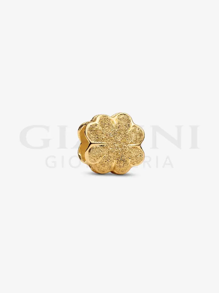 Mini Charm Pandora - Quadrifoglio effetto diamantato Charm