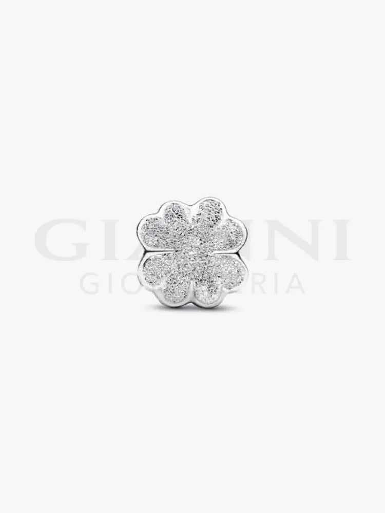 Mini Charm Pandora - Quadrifoglio effetto diamantato Charm