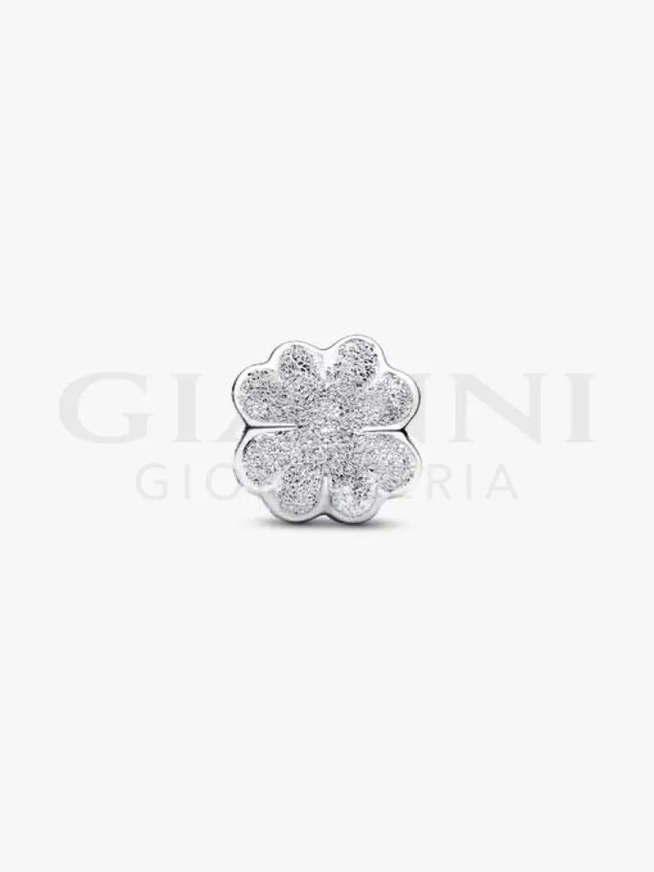 Mini Charm Pandora - Quadrifoglio effetto diamantato Charm