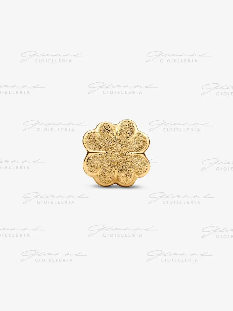 Mini Charm Pandora - Quadrifoglio effetto diamantato Charm