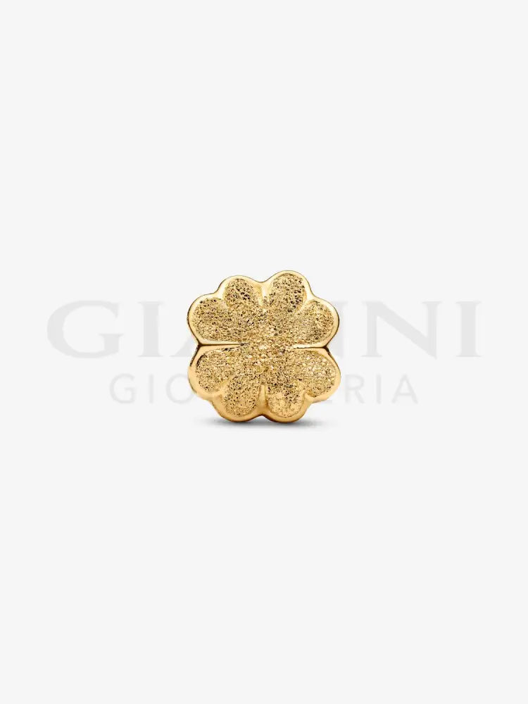 Mini Charm Pandora - Quadrifoglio effetto diamantato Charm