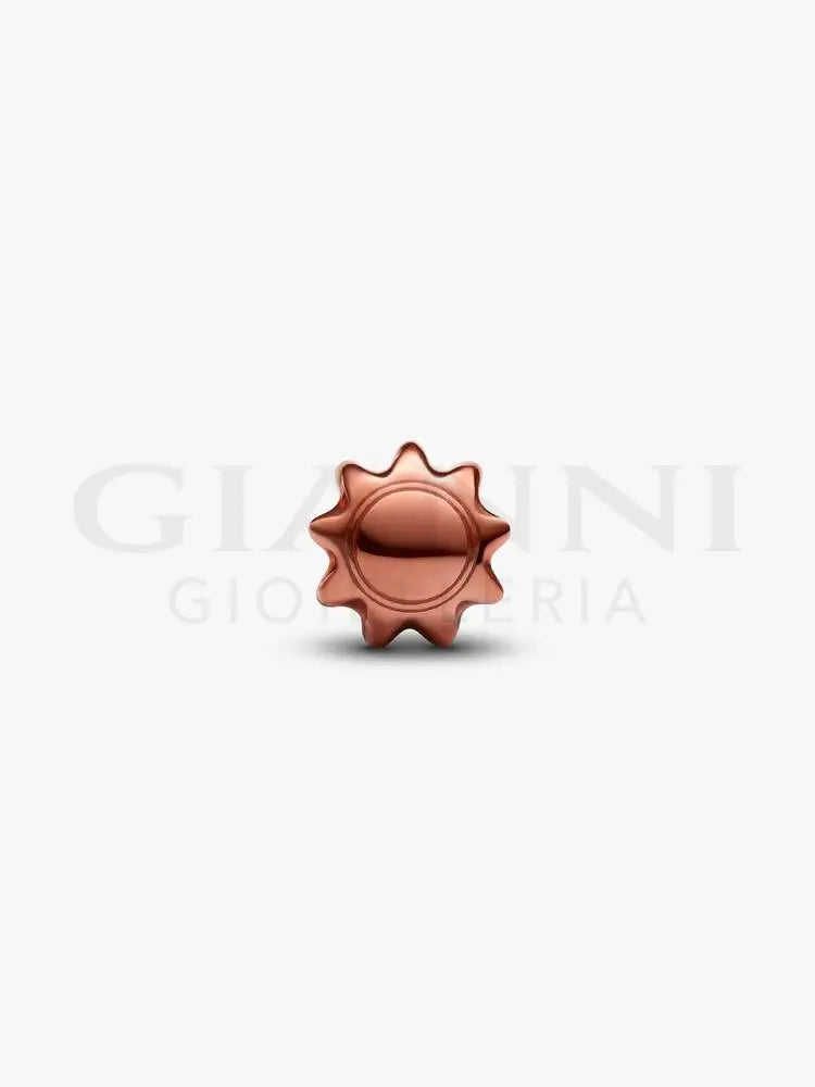 Mini Charm Pandora - Sole effetto metallico arancione - Charm