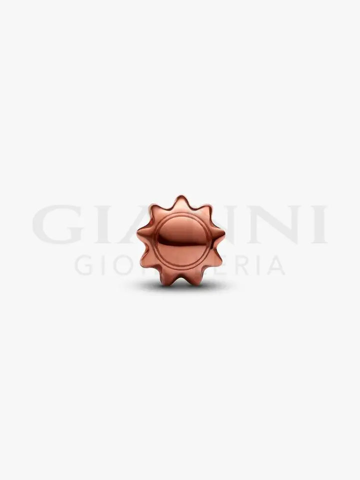 Mini Charm Pandora - Sole effetto metallico arancione - Charm