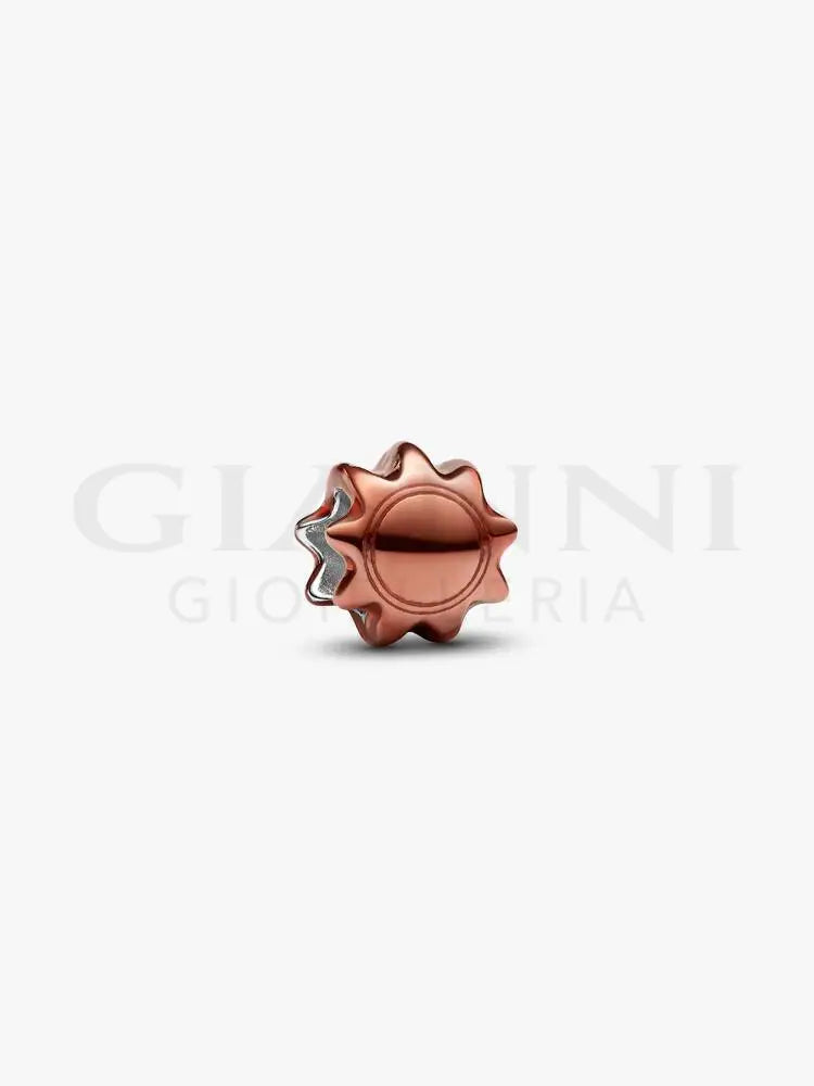 Mini Charm Pandora - Sole effetto metallico arancione - Charm
