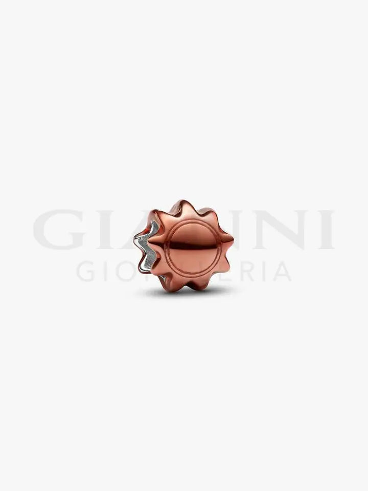 Mini Charm Pandora - Sole effetto metallico arancione - Charm