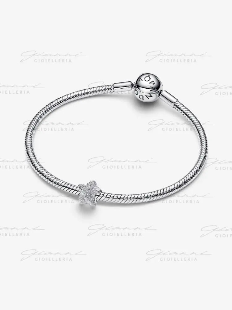 Mini Charm Pandora - Stella effetto diamantato in Argento Charm