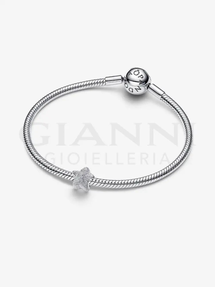 Mini Charm Pandora - Stella effetto diamantato in Argento Charm
