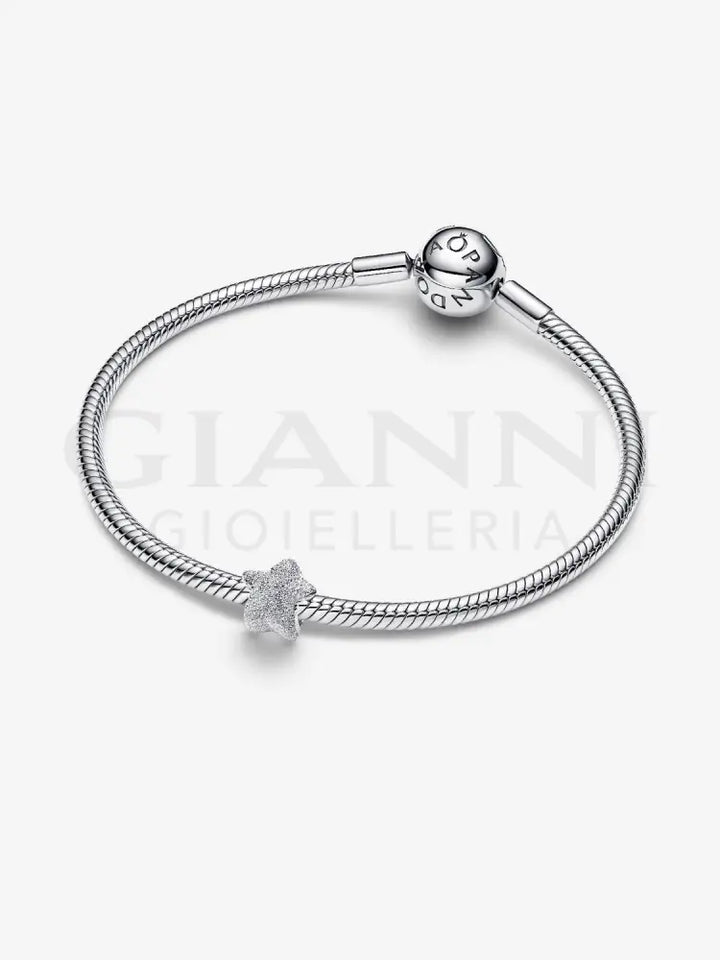 Mini Charm Pandora - Stella effetto diamantato in Argento Charm