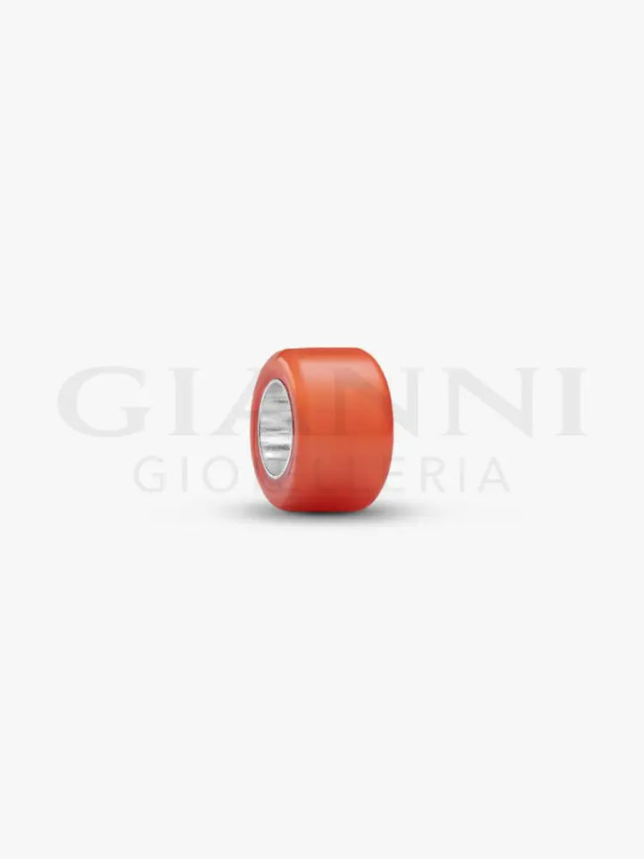 Mini Charm Pandora - Vetro di Murano Arancione - Charm