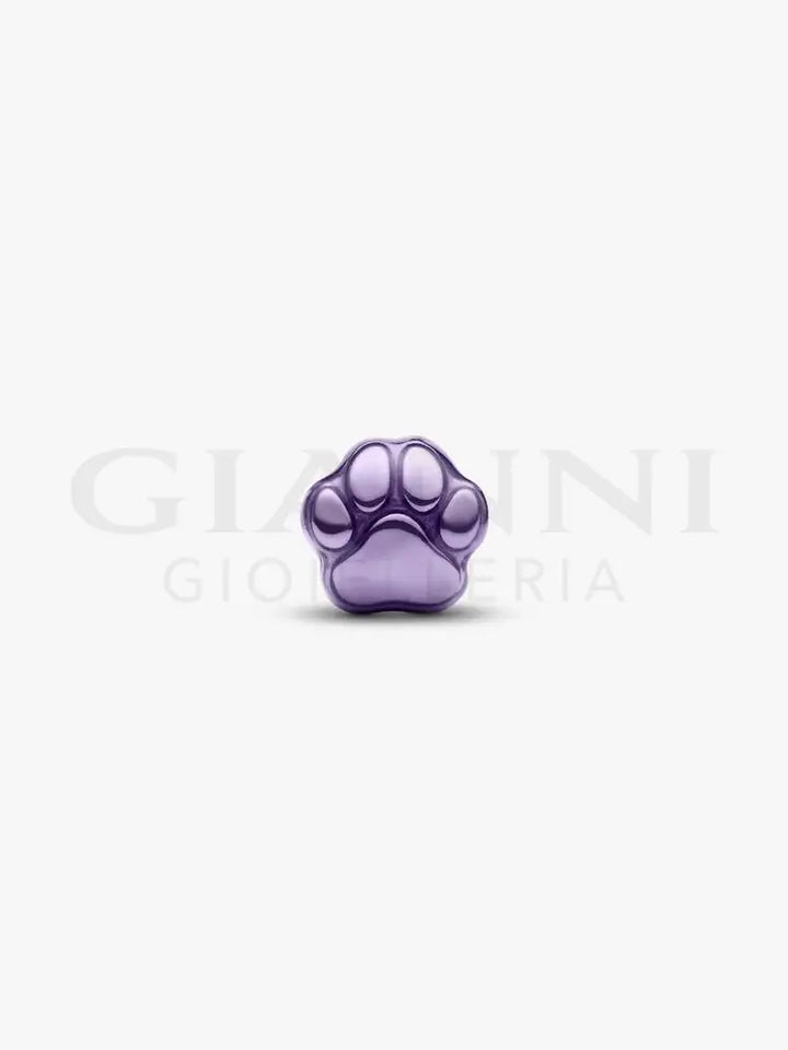 Mini Charm Pandora - Zampa effetto metallico viola - Charm