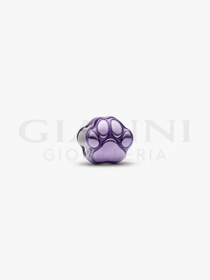 Mini Charm Pandora - Zampa effetto metallico viola - Charm