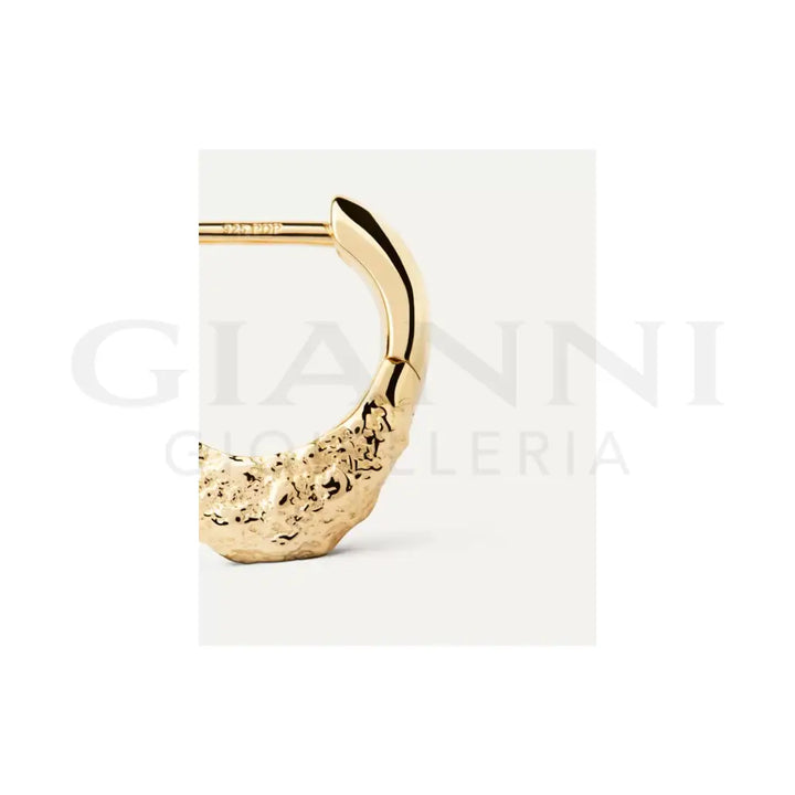 Mono Orecchino Pdpaola - Duna in argento placcato oro 18 kt - Orecchini