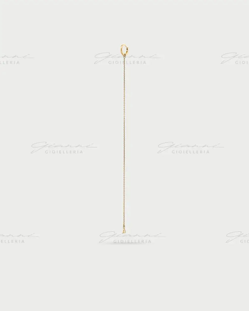 Mono Orecchino Rue Des Mille - Long line drop oro giallo Orecchini
