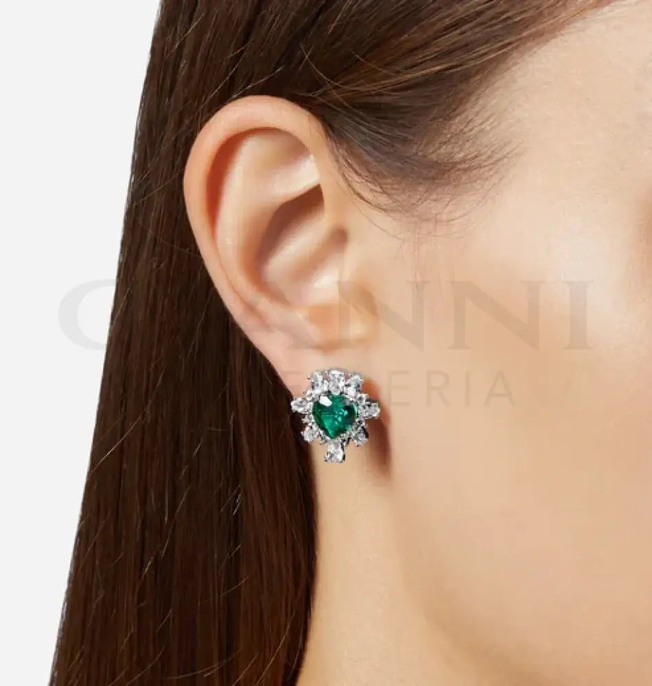 Orecchini Chiara Ferragni - Cuore Emerald - Orecchini