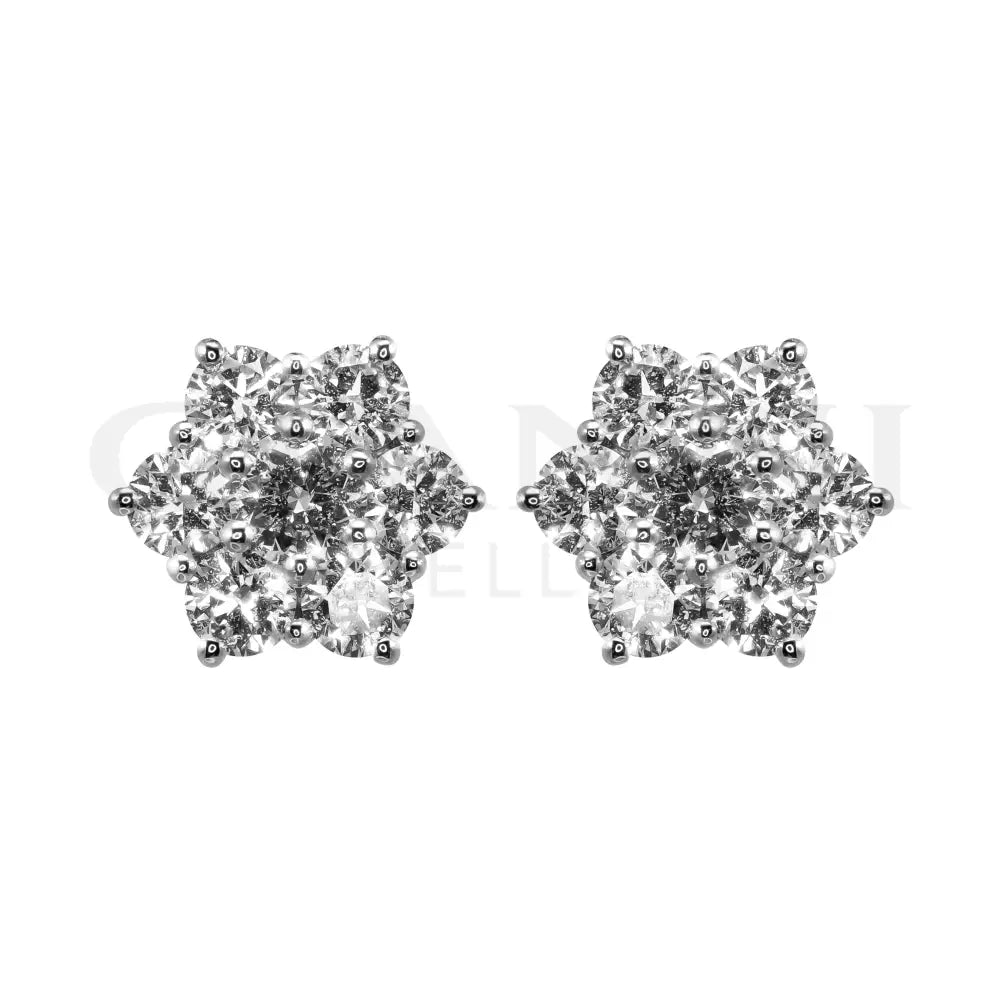 Orecchini Crivelli - Moretta in Oro Bianco con Diamanti 1,40 ct. Orecchini