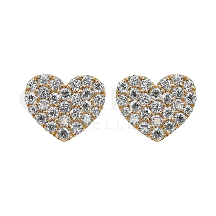 Orecchini Crivelli - Pavé di Diamanti in Oro Rosa Orecchini