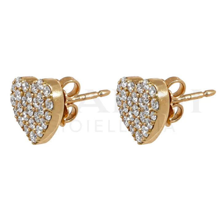 Orecchini Crivelli - Pavé di Diamanti in Oro Rosa Orecchini