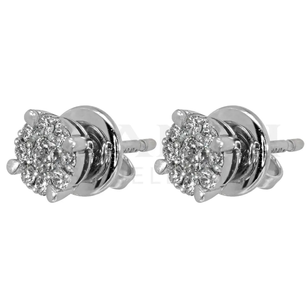 Orecchini Crivelli - Punto Luce in Oro Bianco con Diamanti 0,40 ct. - Orecchini