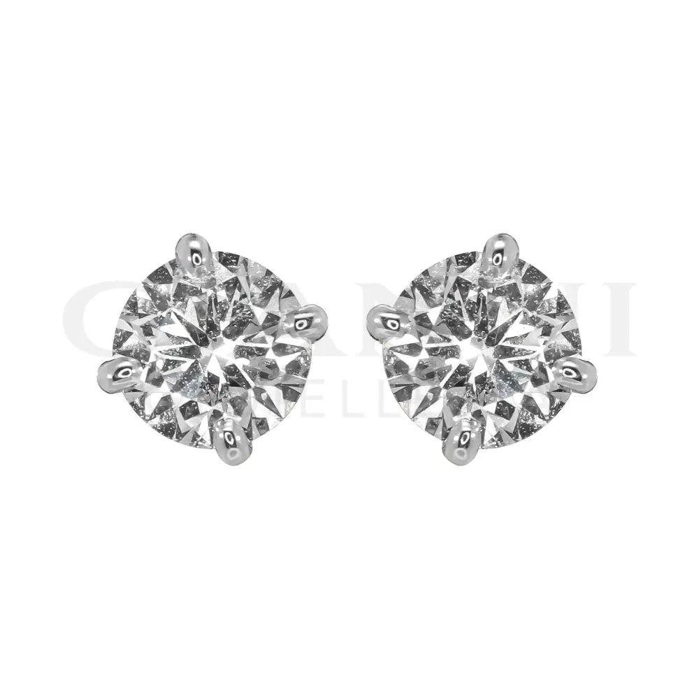 Orecchini Crivelli - Punto Luce in Oro Bianco con Diamanti 0,50 ct. - Orecchini