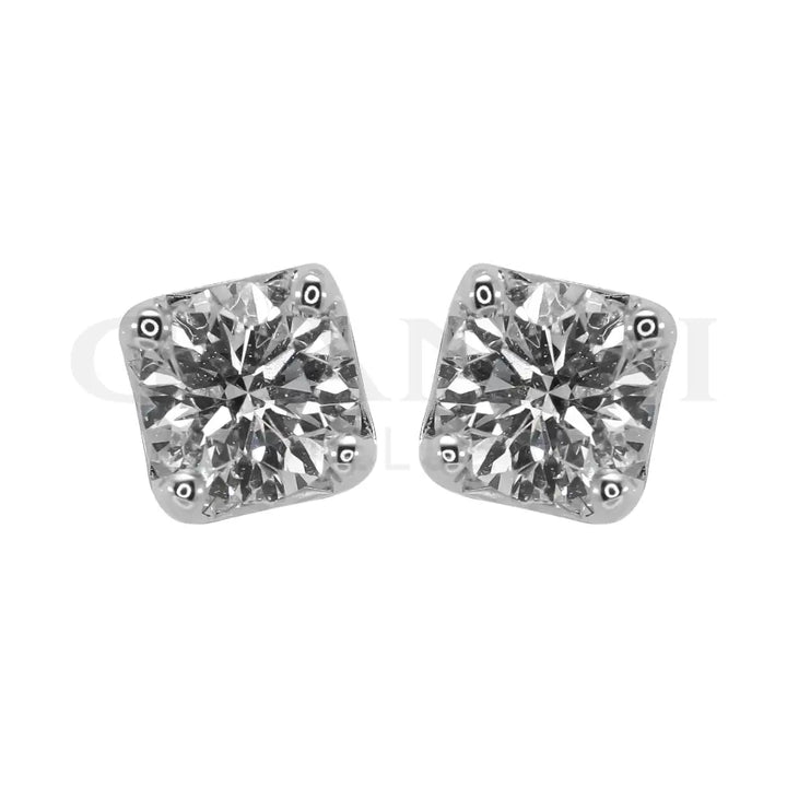Orecchini Crivelli - Punto Luce in Oro Bianco con Diamanti 0,60 ct. - Orecchini