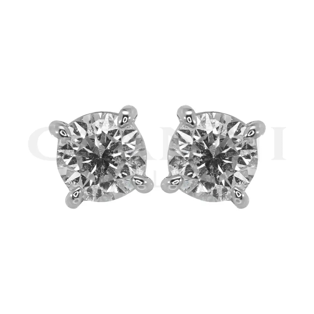 Orecchini Crivelli - Punto Luce in Oro Bianco con Diamanti 0,70 ct. - Orecchini