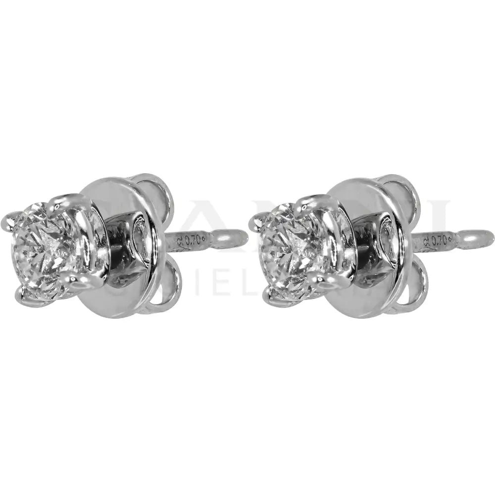 Orecchini Crivelli - Punto Luce in Oro Bianco con Diamanti 0,70 ct. - Orecchini