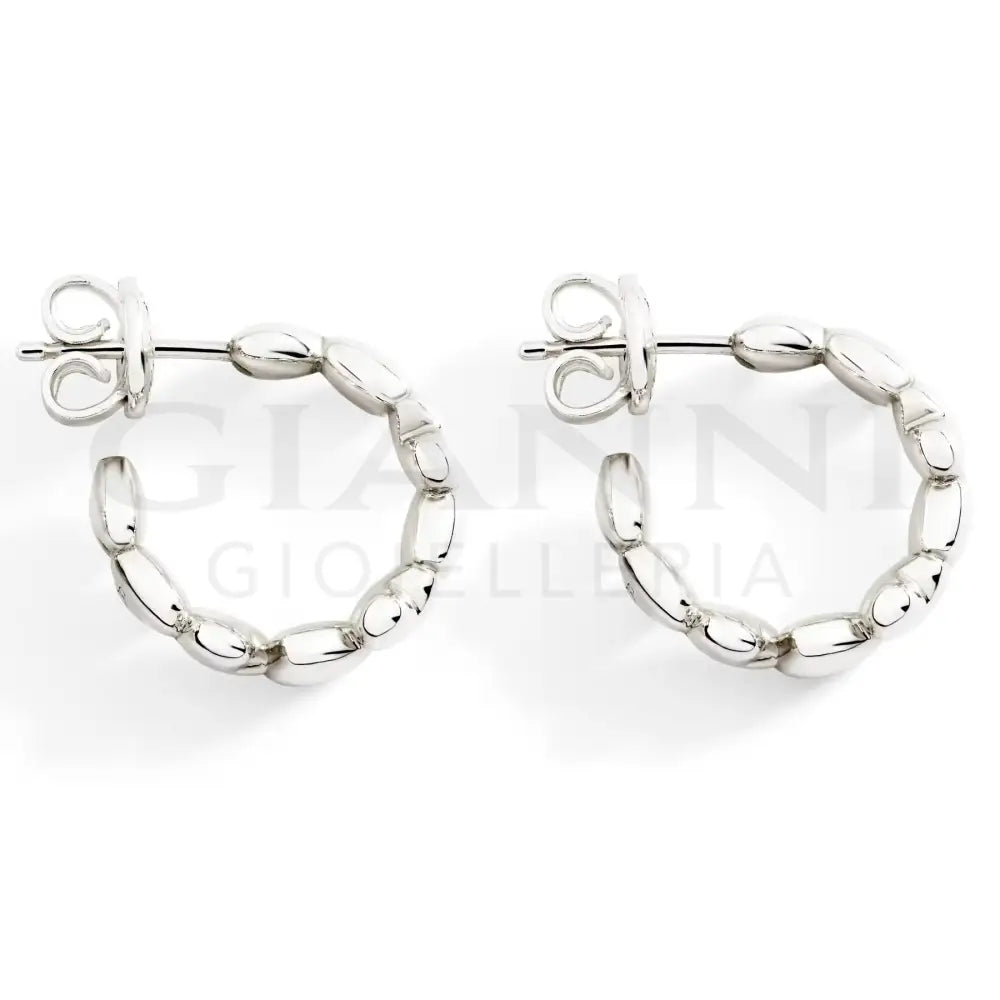 Orecchini DoDo - Hoop cuore argento Orecchini