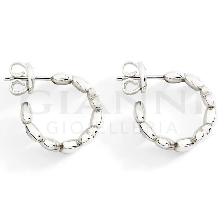 Orecchini DoDo - Hoop cuore argento Orecchini