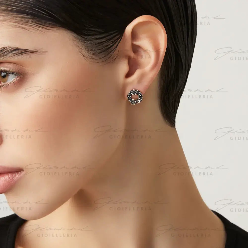 Orecchini Giovanni Raspini - Bottone Millefiori Orecchini