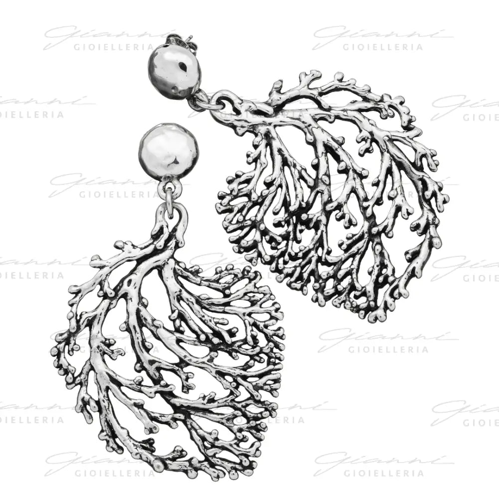 Orecchini Giovanni Raspini - Coral Grandi Argento Orecchini