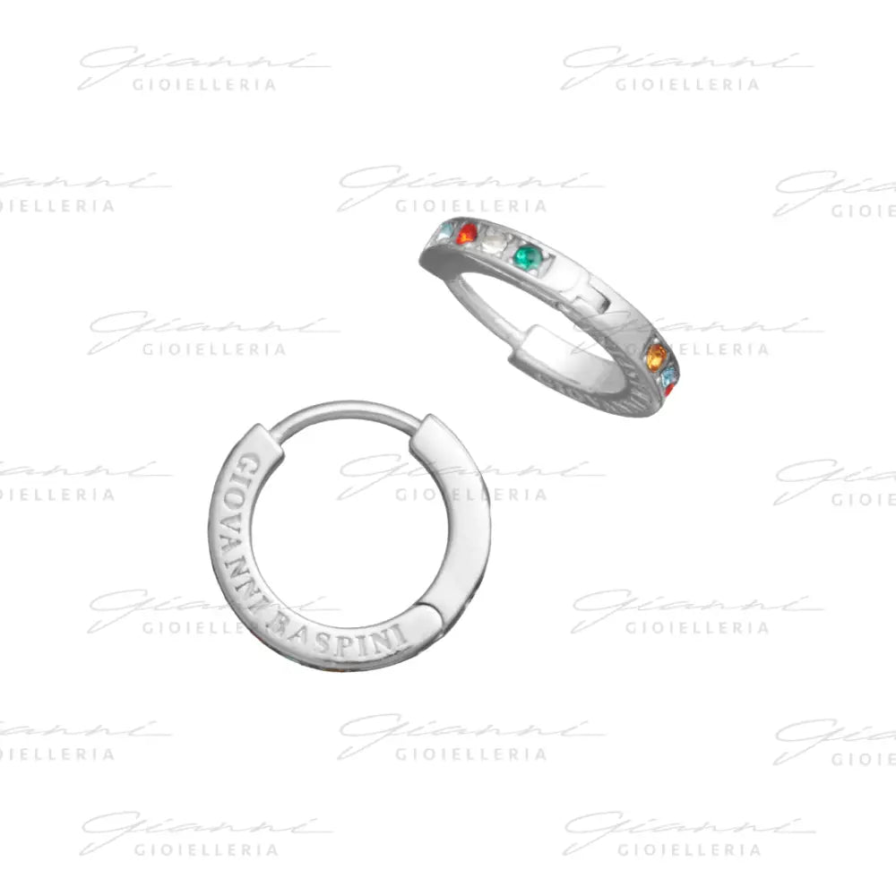 Orecchini Giovanni Raspini - Huggie Crystal Color Orecchini