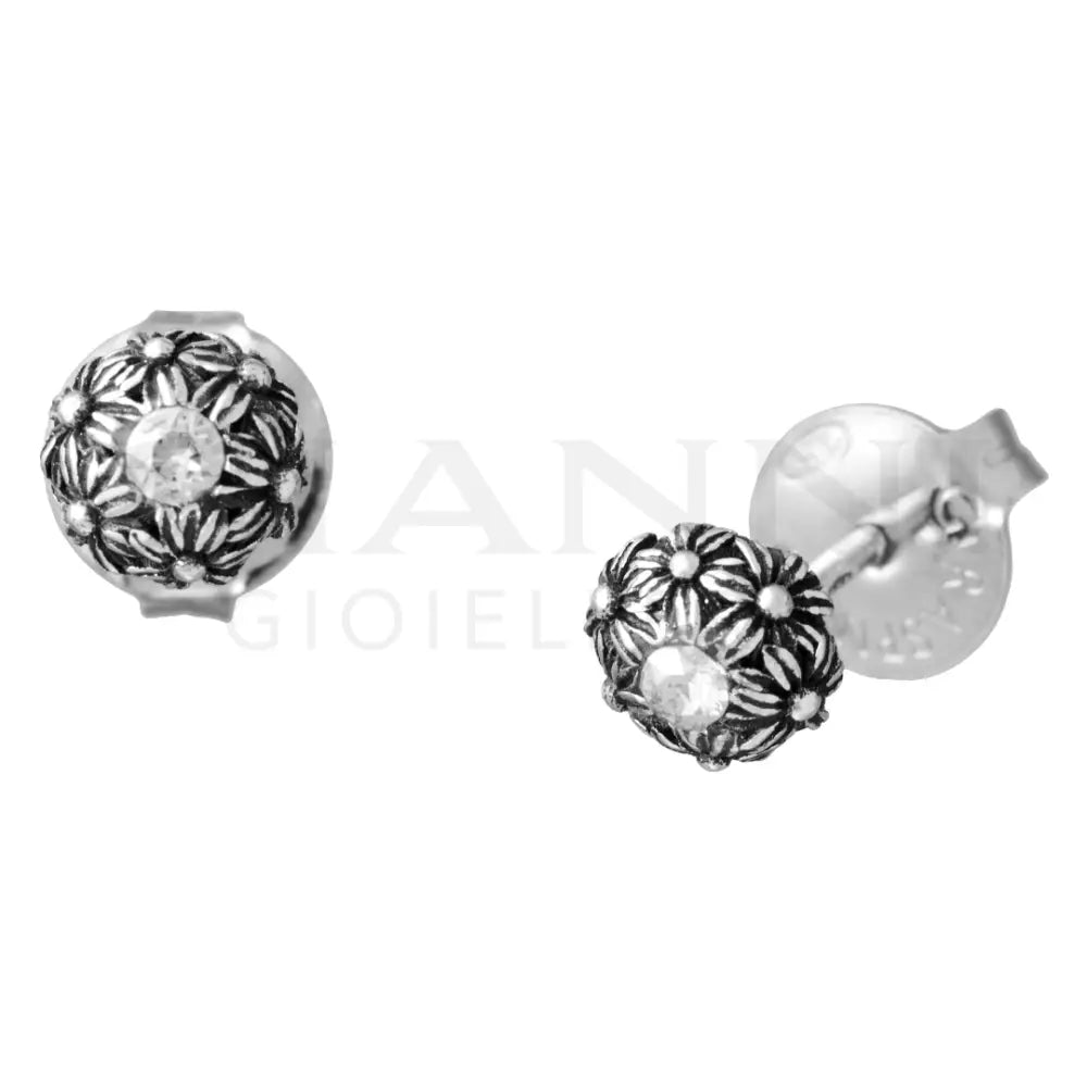 Orecchini Giovanni Raspini - Mini Margherite E Zircone Orecchini
