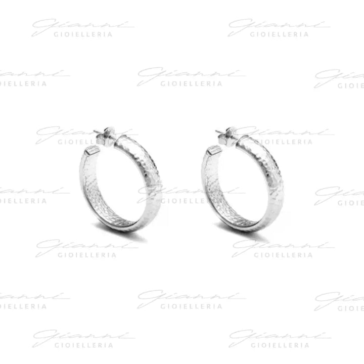 Orecchini Giovanni Raspini - Moon Rock Argento Orecchini