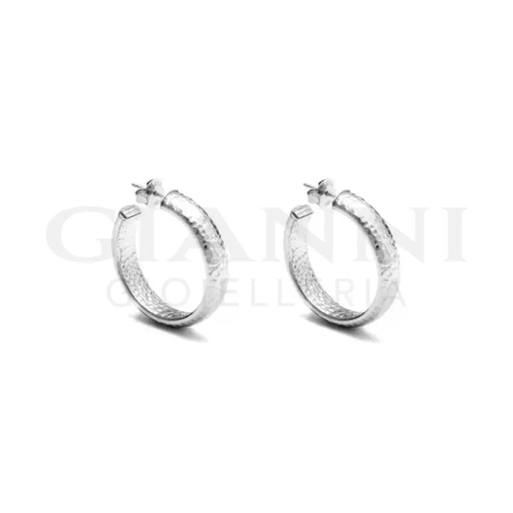 Orecchini Giovanni Raspini - Moon Rock Argento Orecchini