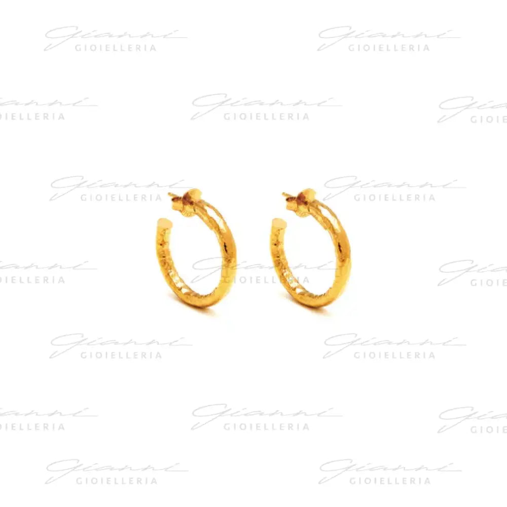 Orecchini Giovanni Raspini - Rock Light Mini Argento Dorato Orecchini