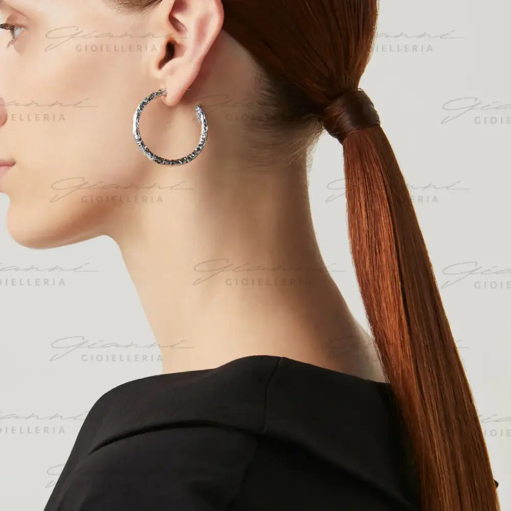 Orecchini Giovanni Raspini - Rock Light Piccoli Argento Orecchini