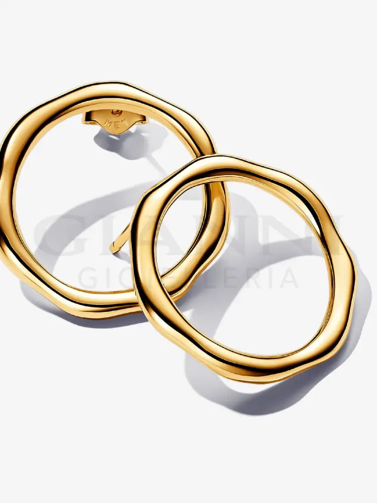 Orecchini Pandora - Linea Sinuosa Circolare Orecchini