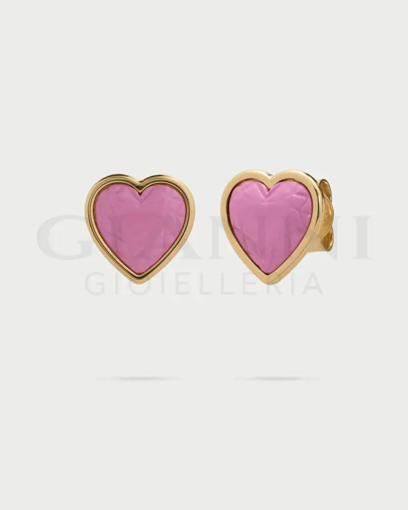 Orecchini Rue Des Mille - Berry lobo cuore oro giallo Orecchini