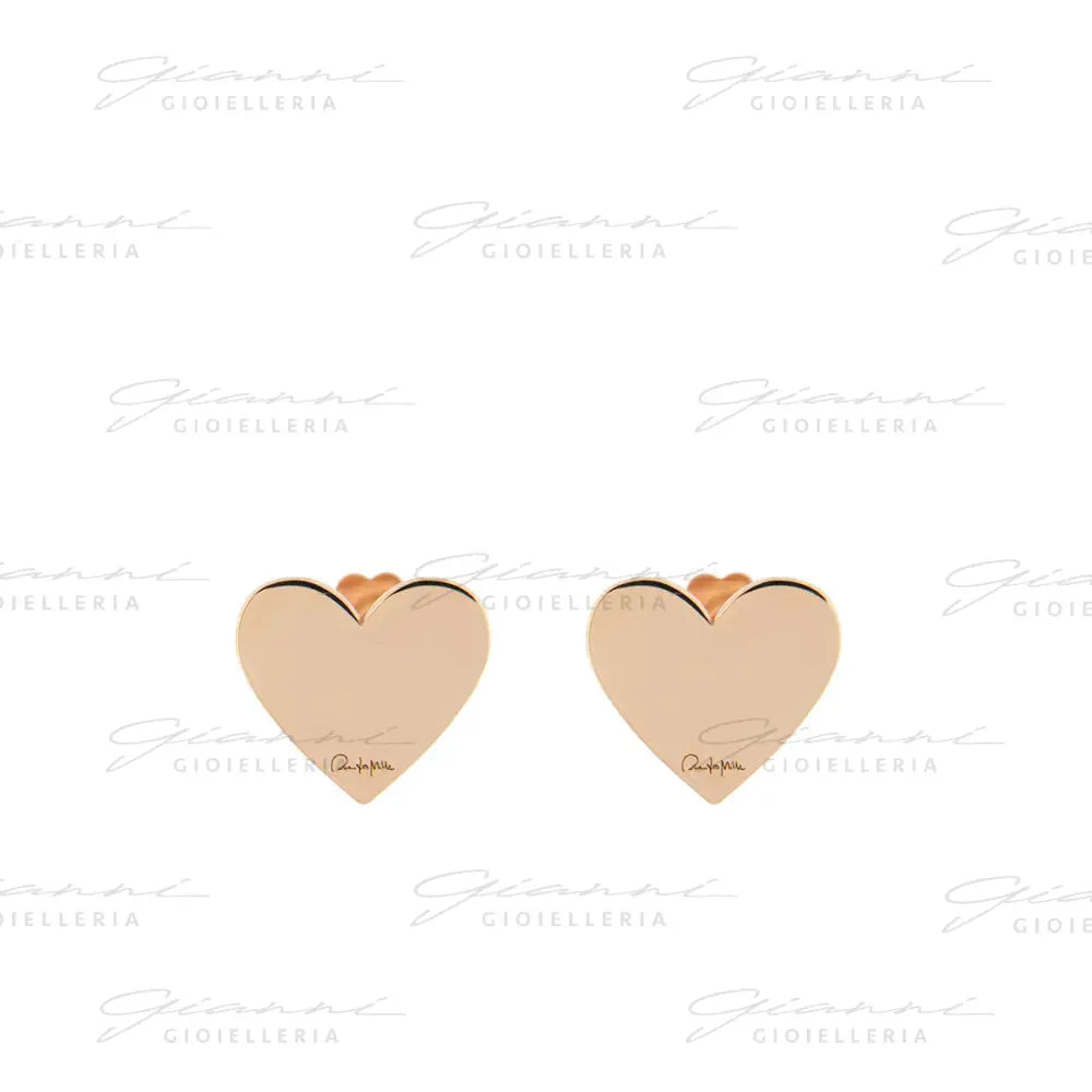 Orecchini Rue Des Mille - Lobo Cuore Oro Rosa Orecchini
