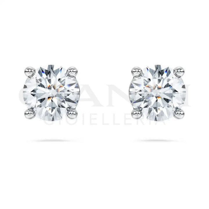 Orecchini Swarovski - Lobo con solitario Eternity - Orecchini