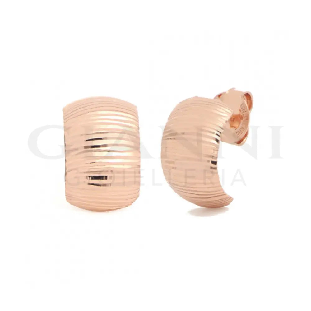 Orecchini Unoaerre - Semi-cerchio rosa - Orecchini