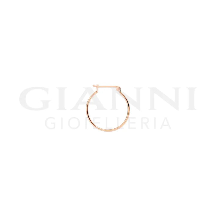 Orecchino DoDo - Hoop essentials oro rosa Orecchini