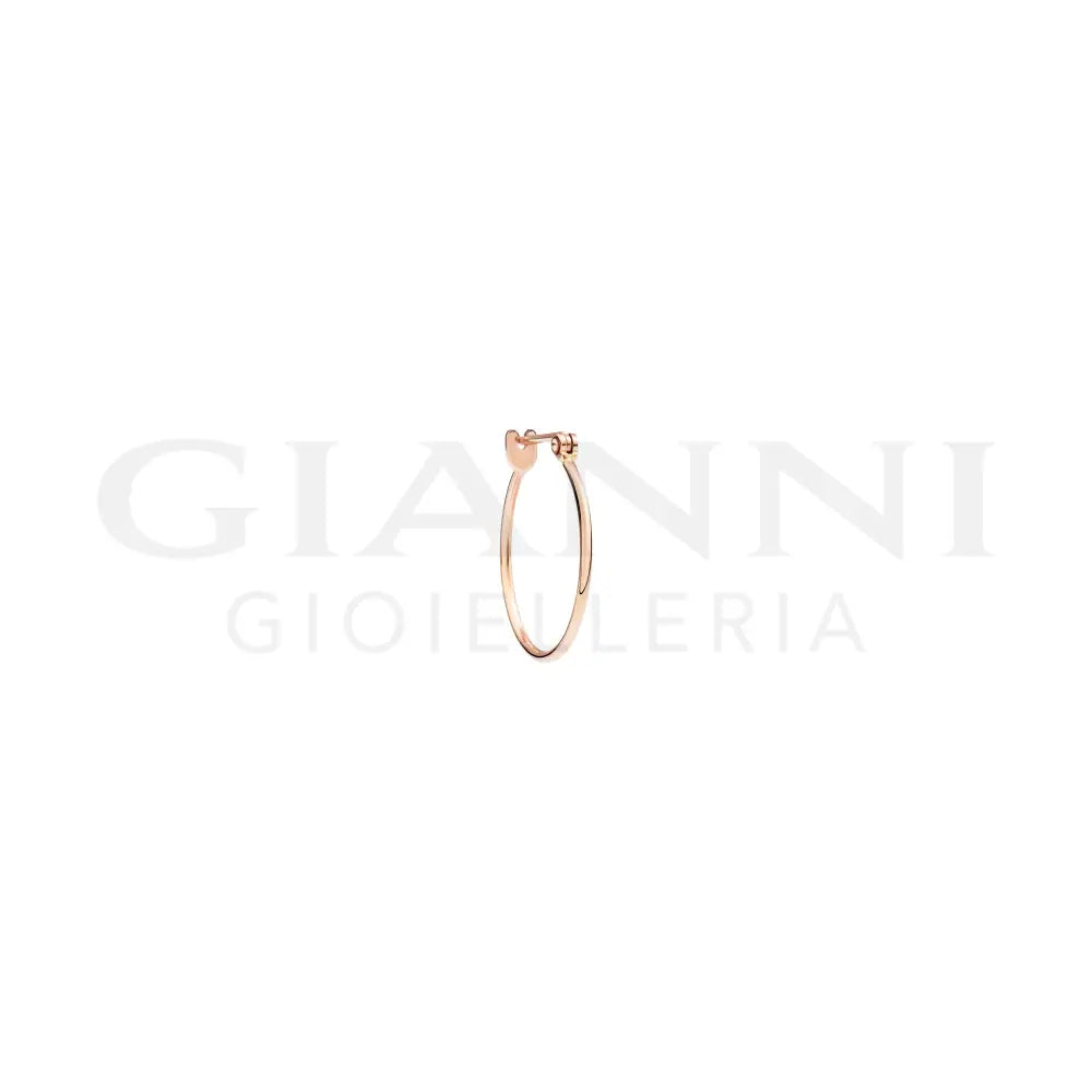 Orecchino DoDo - Hoop essentials oro rosa Orecchini