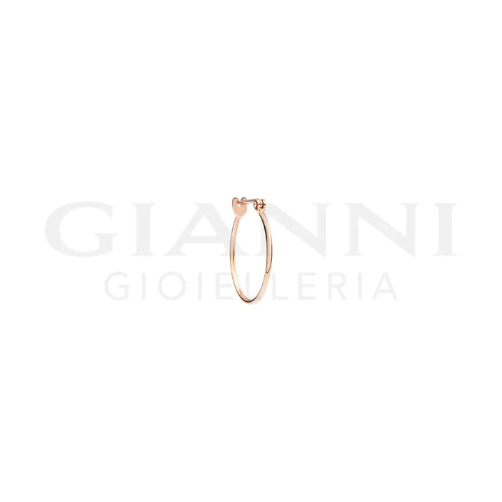 Orecchino DoDo - Hoop essentials oro rosa Orecchini