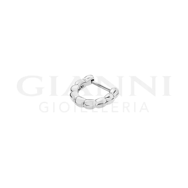 Orecchino DoDo - Hoop granelli argento Orecchini