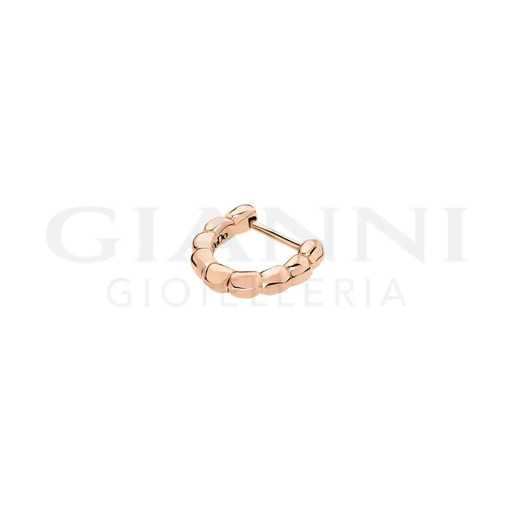 Orecchino DoDo - Hoop granelli oro rosa Orecchini