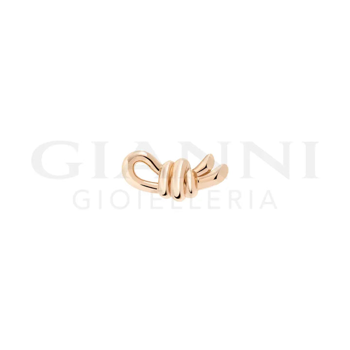 Orecchino Dodo - Nodo Oro Rosa Orecchini