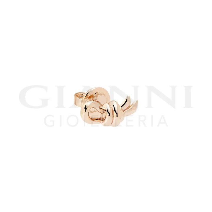 Orecchino Dodo - Nodo Oro Rosa Orecchini