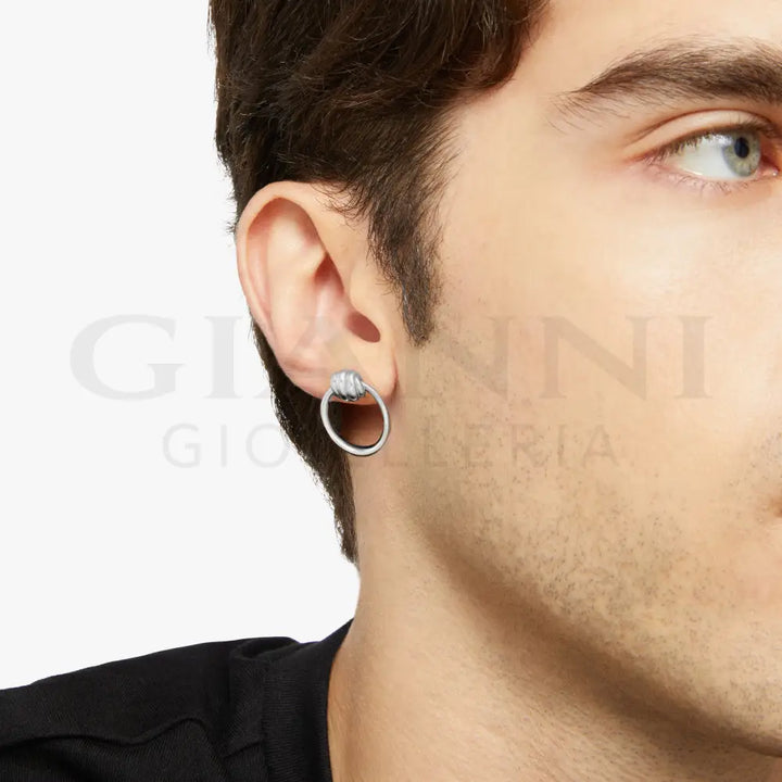 Orecchino DoDo - Stud nodo argento Orecchini