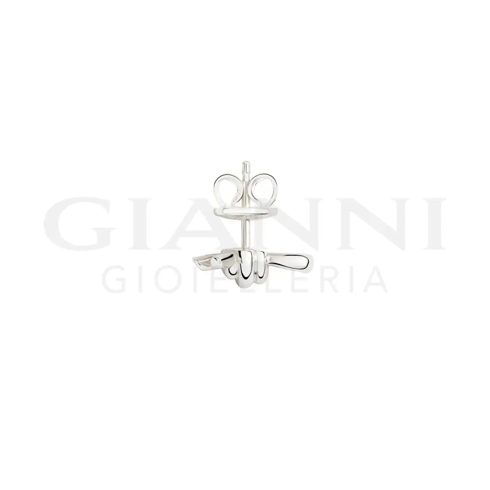 Orecchino DoDo - Stud nodo argento Orecchini